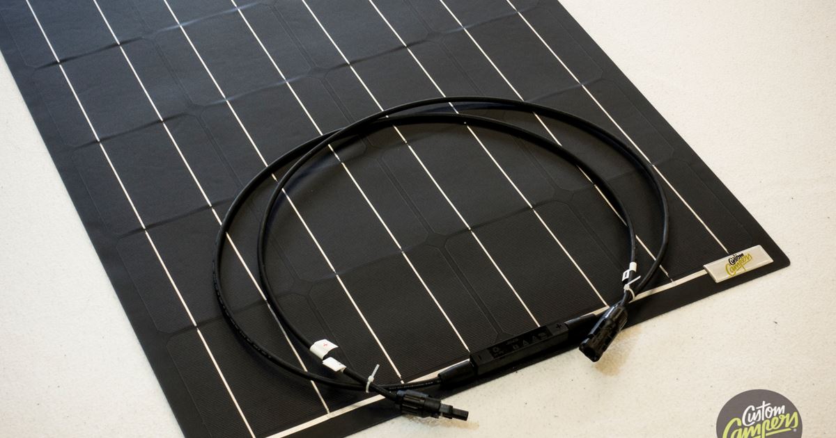 Flexible Hochleistung- Solarpanels, 180Wp & 100Wp